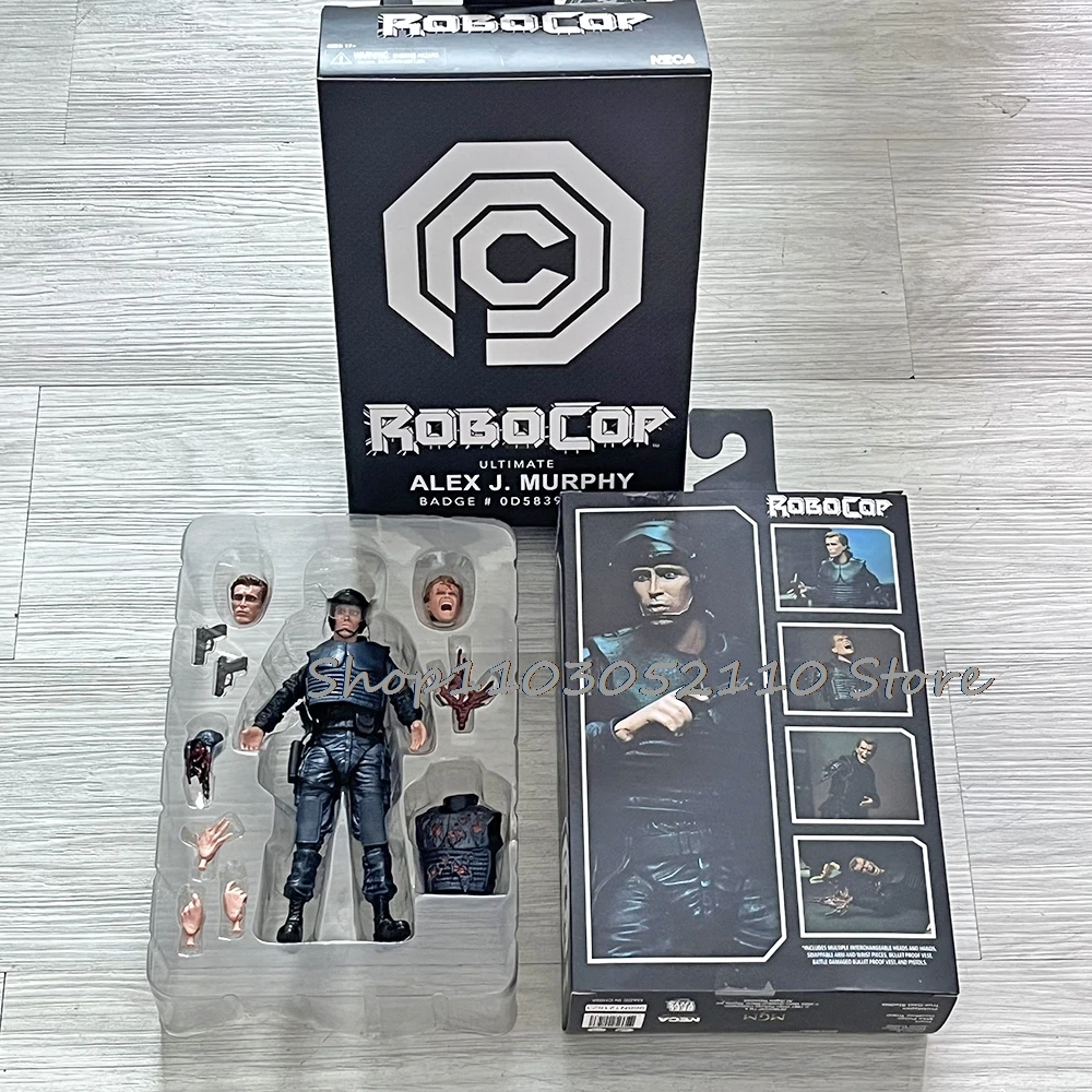 Neca Robocop Police Officer Alex J. Murphy Moving Figurka Ręczna figurka akcji Model Prezent na urodziny Gotowe towary Edycja...
