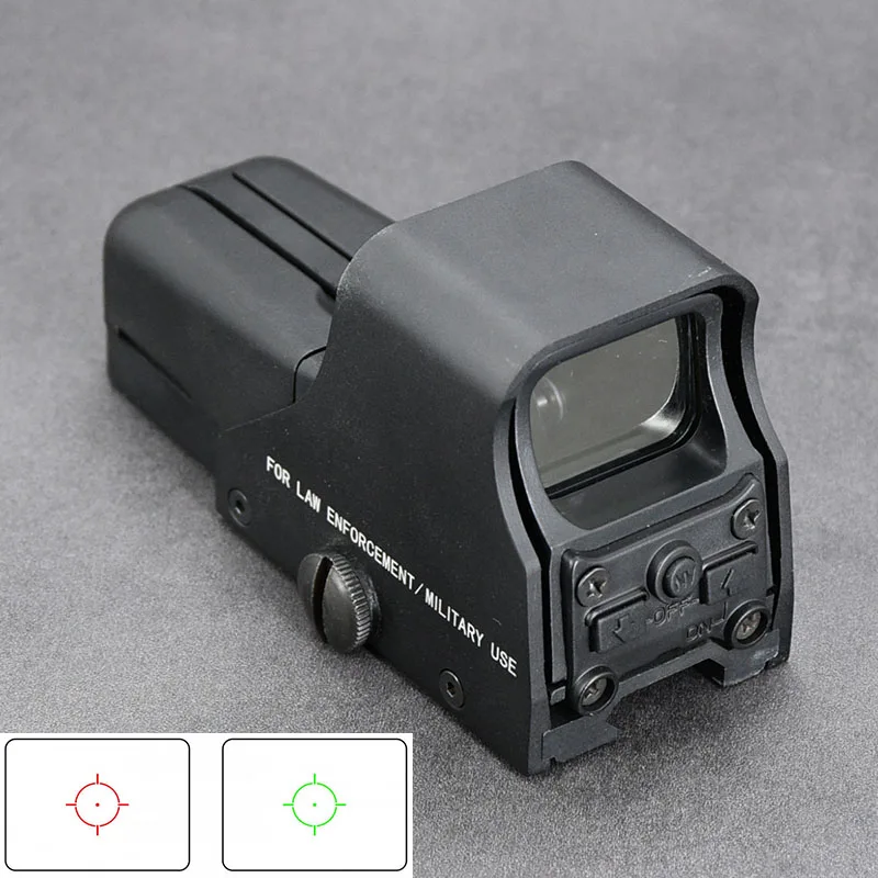 

Tactical Holographic Reflex 1x Red Green Dot Sight Rifle Scope Weaver Picatinny Rail Mount Hunting Airsoft 552