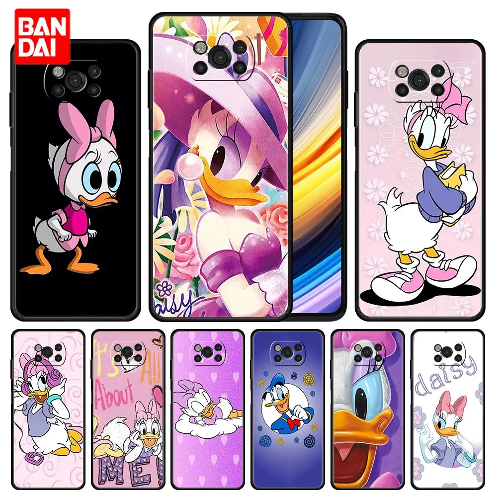 

Cartoon Disney Donald Duck Daisy Case for Xiaomi Mi Poco X3 NFC F3 Redmi Note 9s 9 9A 9C 8 10 11 9T 8T 10T K40 Pro Plus Cover