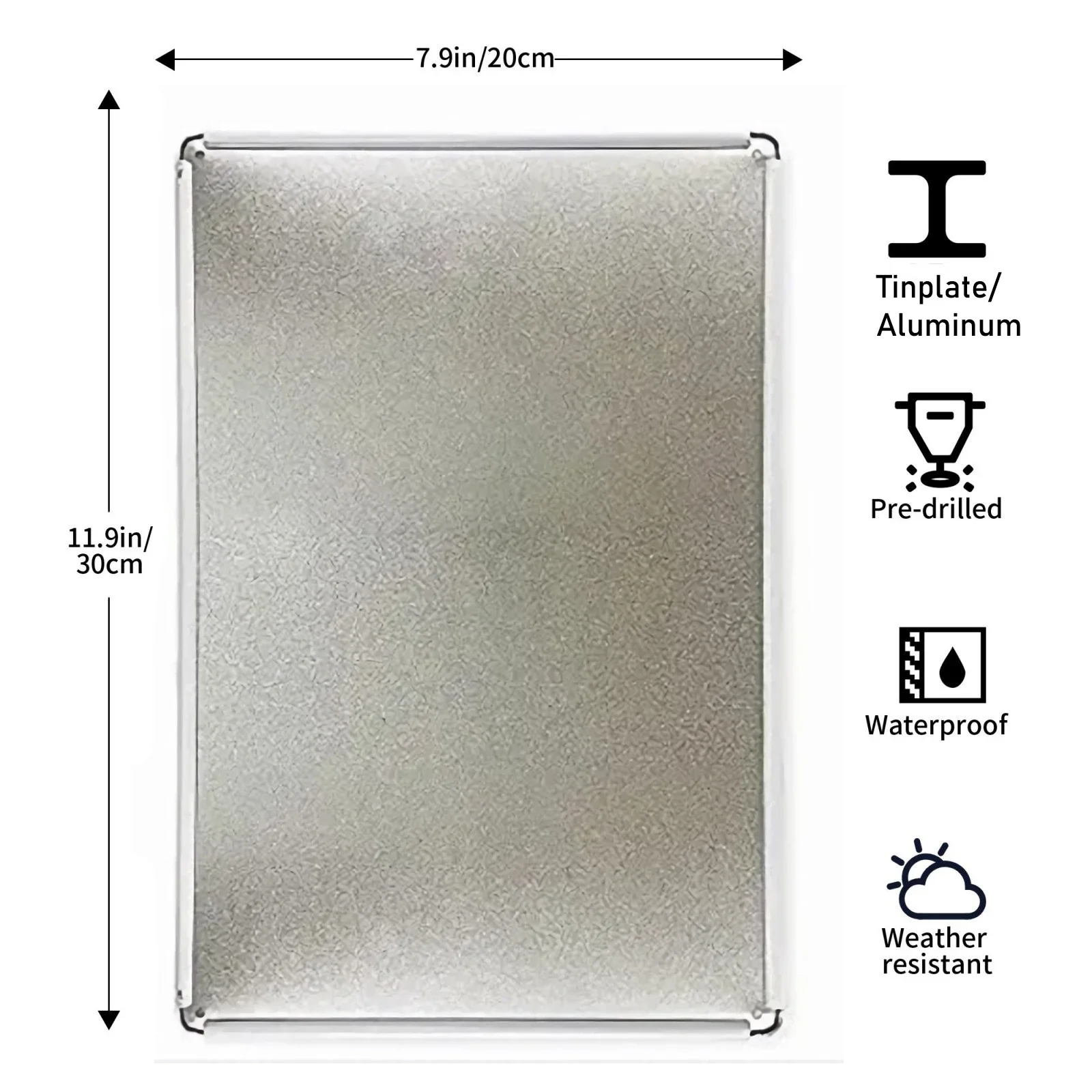 Металлическая Алюминиевая Табличка В Деревенском Стиле Для Привлекательных