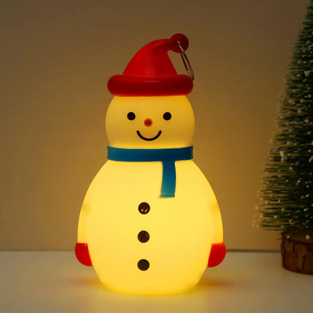 

Легкий снеговик, ночная версия, питание от аккумулятора, снеговик, праздничная Светодиодная подсветка с питанием от батареи на Рождество