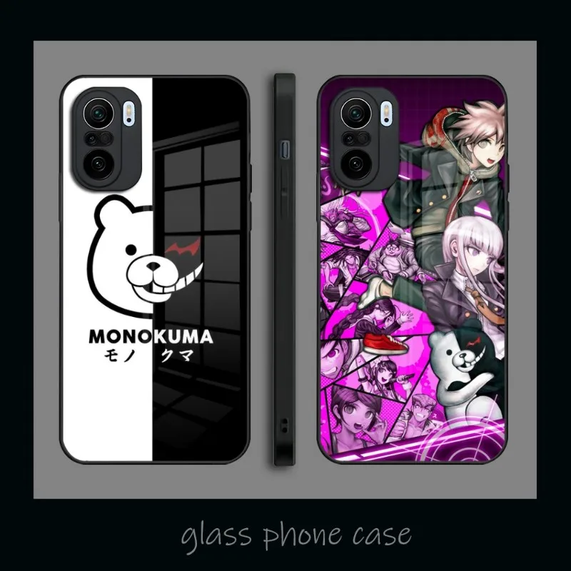 

DANGANRONPA Phone Case Tempered Glass For Redmi K40 K20 K30 K50 Proplus 9 9A 9T Note10 11 T S Pro Poco F2 X3 NFC Cover