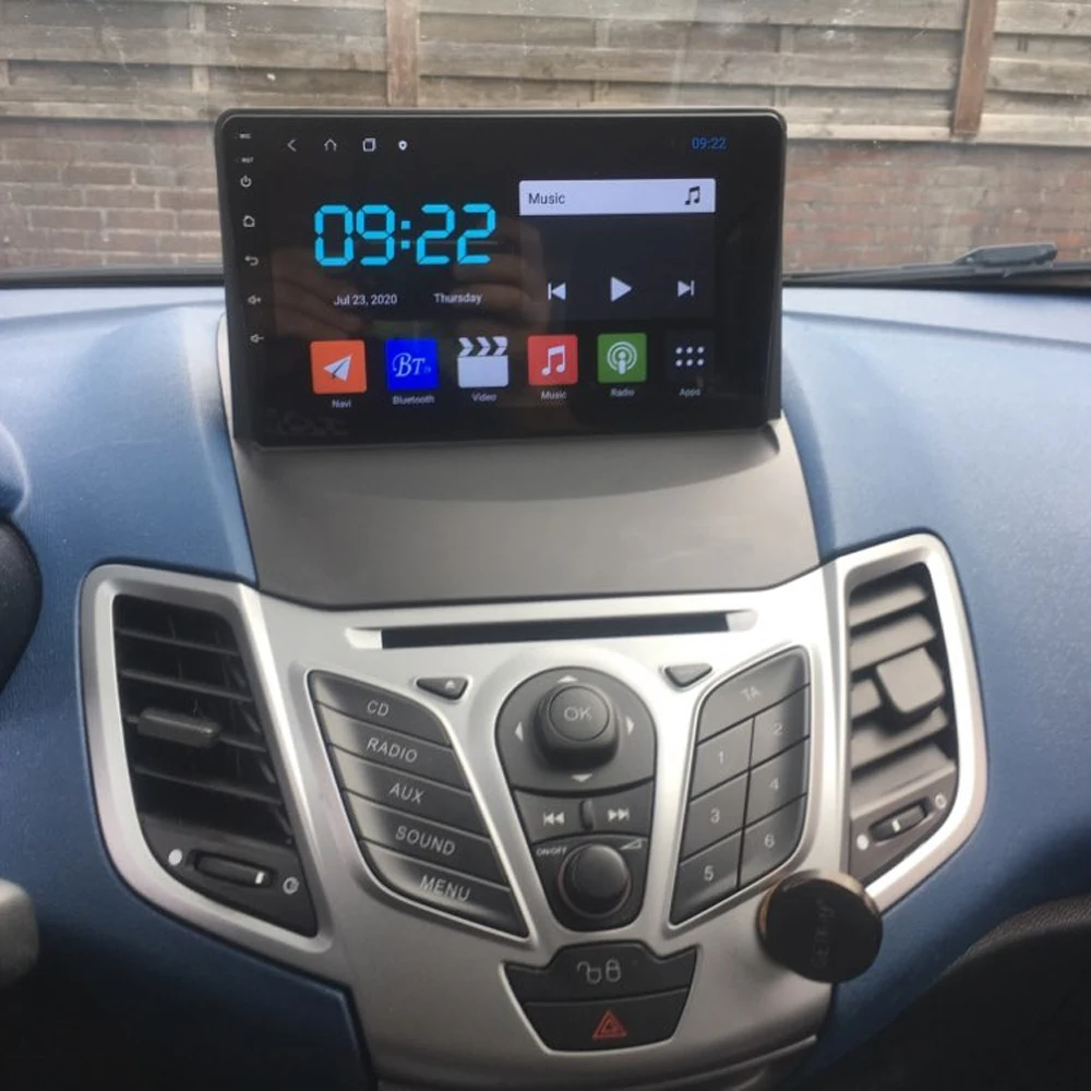Автомагнитола 2 Din для Ford Fiesta 2009-2017 Android 10 Автомобильная Мультимедийная