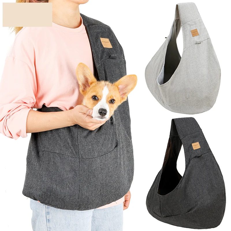 Вместительная мягкая льняная дышащая Сумка-слинг для путешествий на открытом