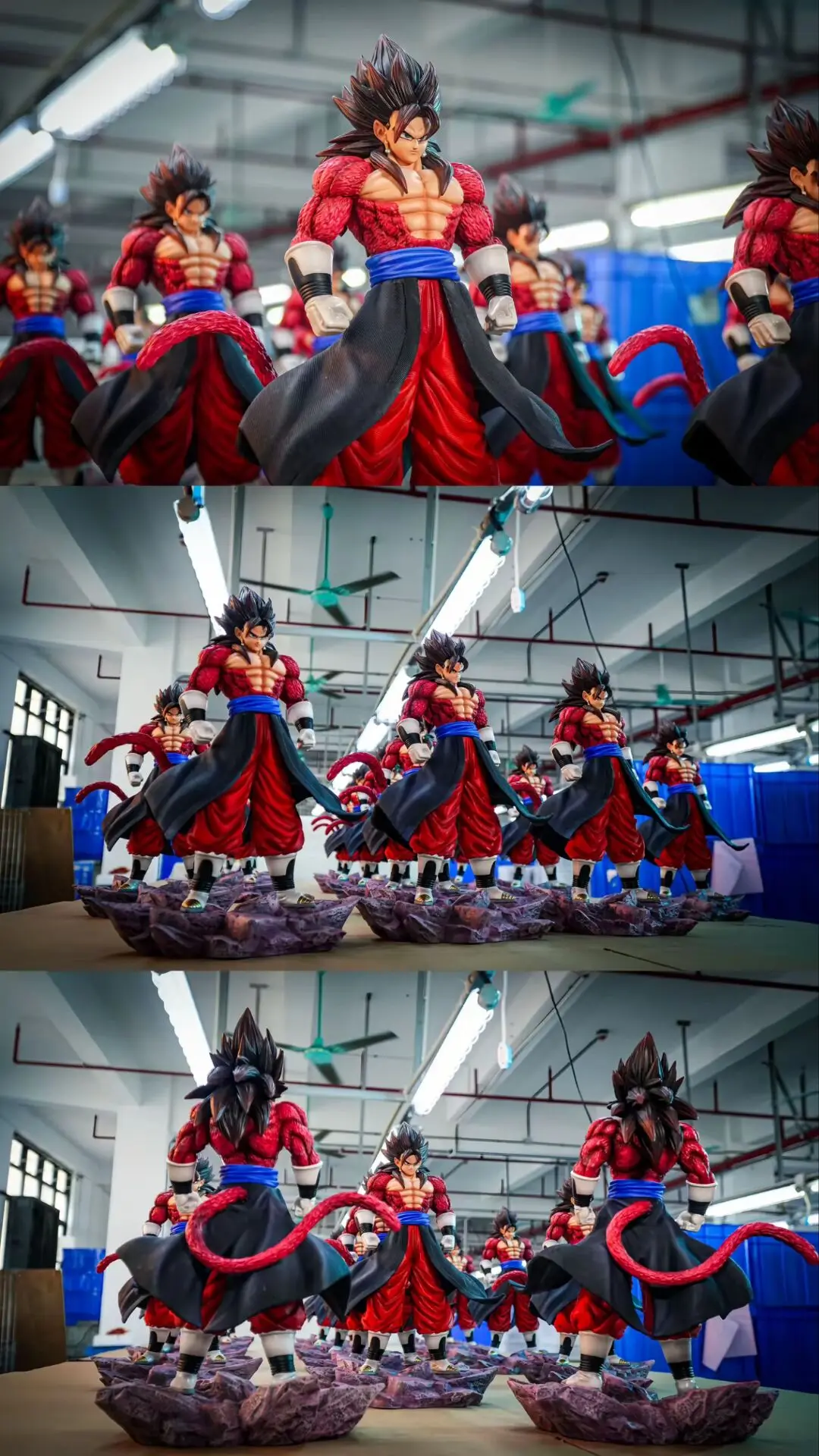 Фото В НАЛИЧИИ 35 см JT&CK Toys Dragon Ball Аниме Фигурка Vegetto Фигурка Ssj4 Фигурка Super Saiyan 4 Vegetto Фигурка Модель из ПВХ Подарок №2