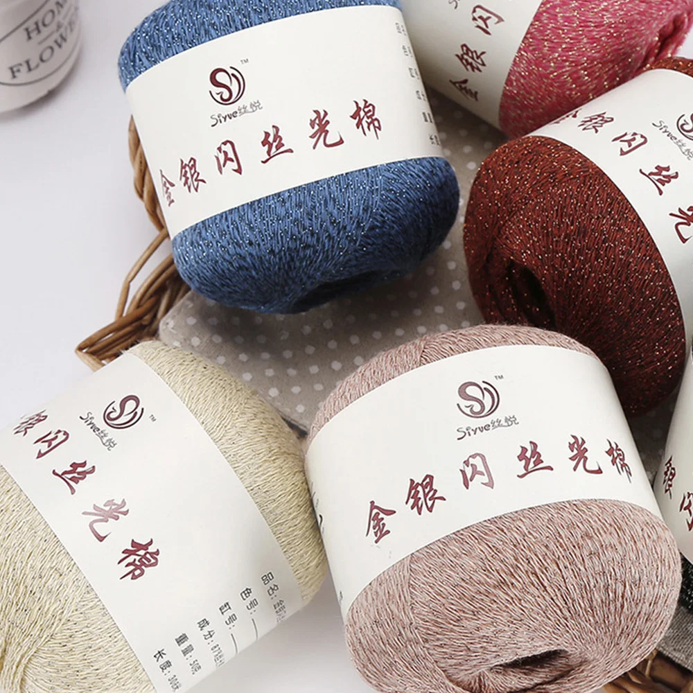 Шаль из мягкой кружевной пряжи для вязания крючком 50 г/шар