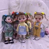 16cm cute blyth doll joint body fashion bjd dolls toys with dress shoes wig make up gifts for girl