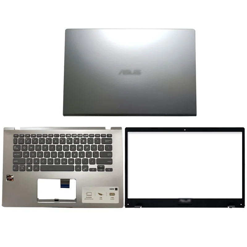 

Original Laptop LCD Back Cover/Front Bezel/Palmrest Upper Case For ASUS Vivobook 14 X409 Y4200 Y4200F Silver Gray