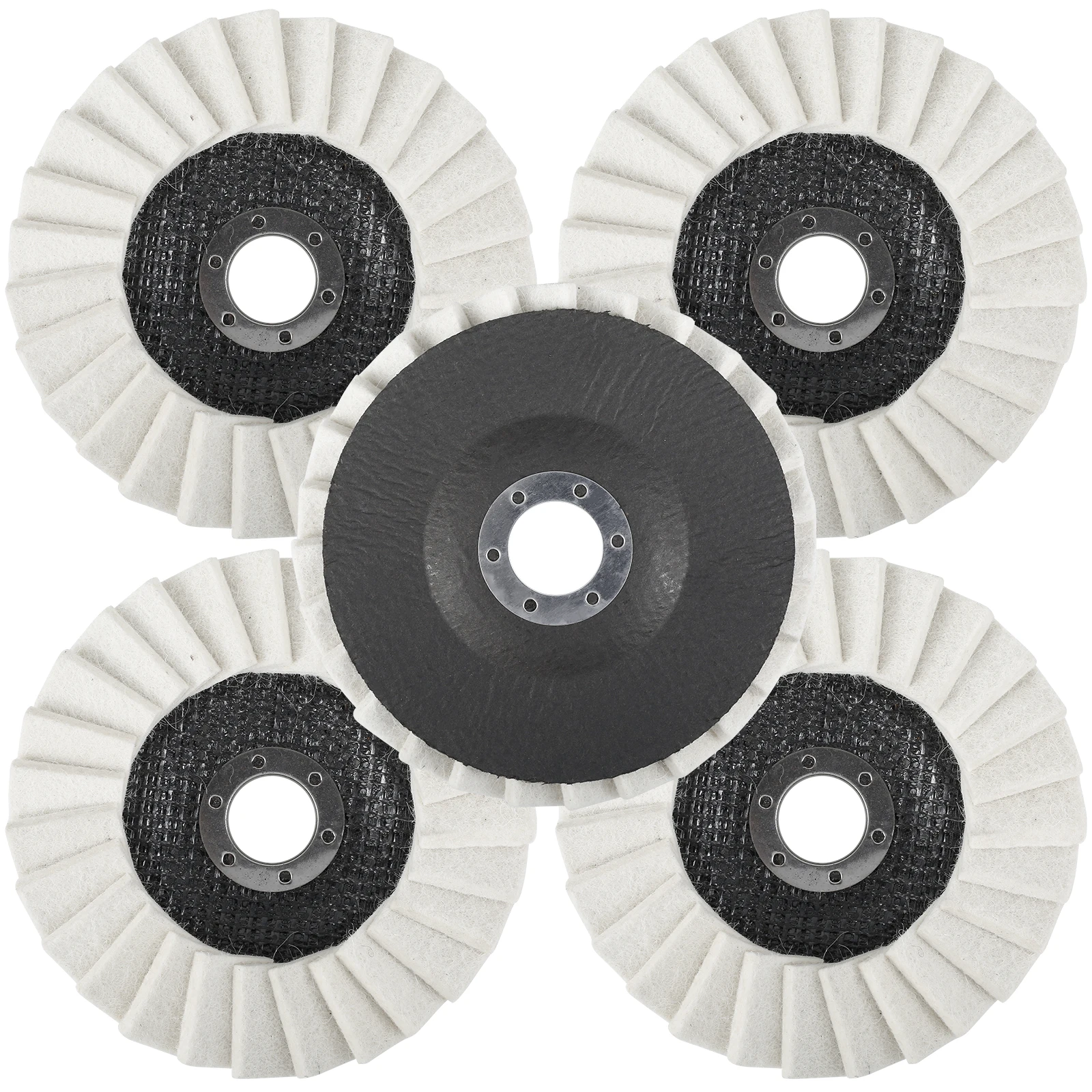 

Набор шерстяных шлифовальных дисков, термостойкие фетровые шлифовальные диски премиум-класса, промышленный класс, 5 шт.