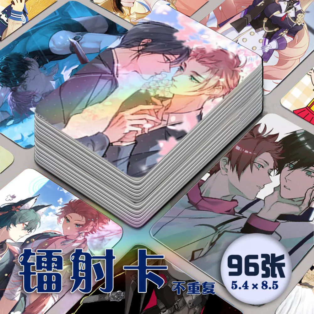 96 шт. синий замок аниме Laser Rin Itoshi Sae косплей закругленные углы ЛОМО-карта