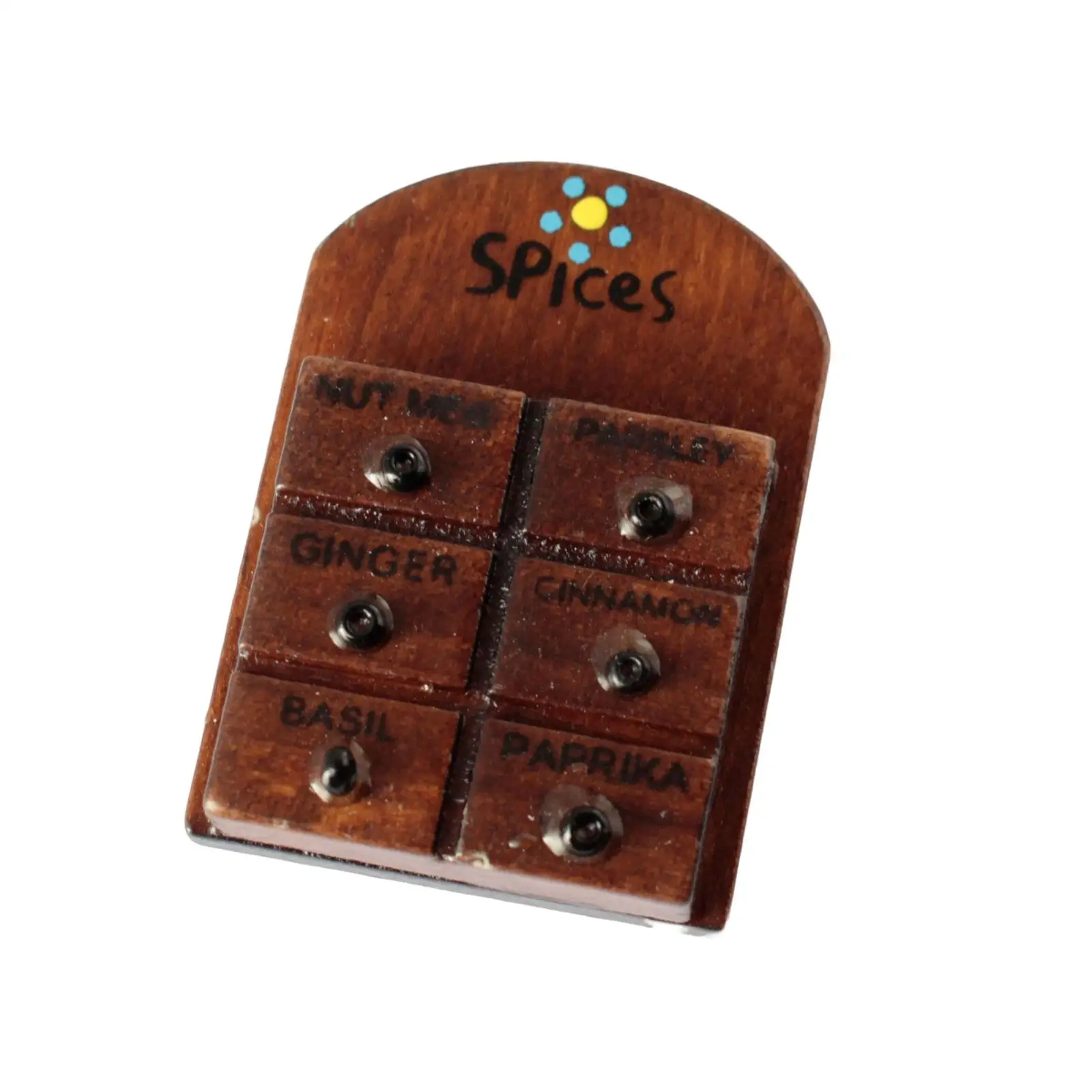 

Miniature Spice Wall Decor Simulation Realistic Mini Spice Wall Decoration for Dolls House Furniture Birthday Kids Toy Kitchen