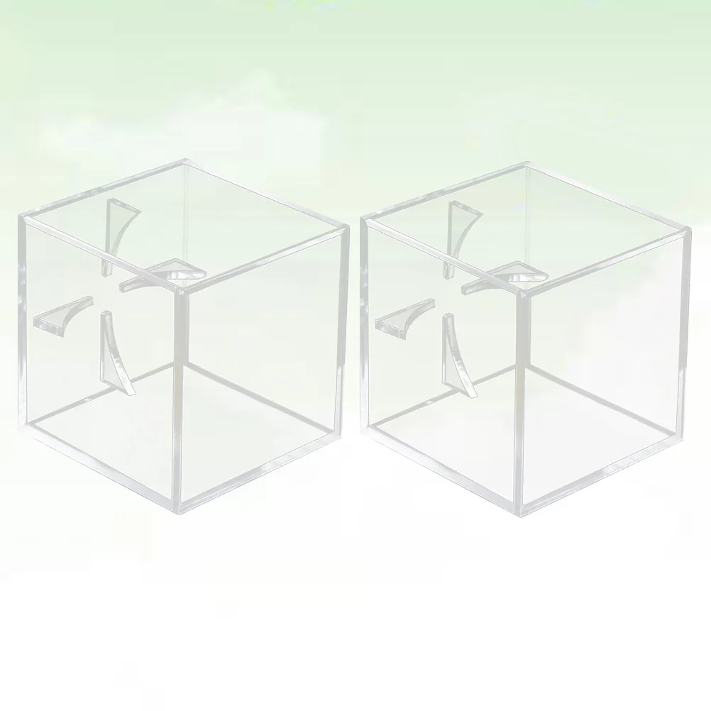 

Baseball Display Holder Case Acrylic Cases Cubeboxesbox Stand Clearshowcase Autograph Uv Cubes Footballcountertop Softball