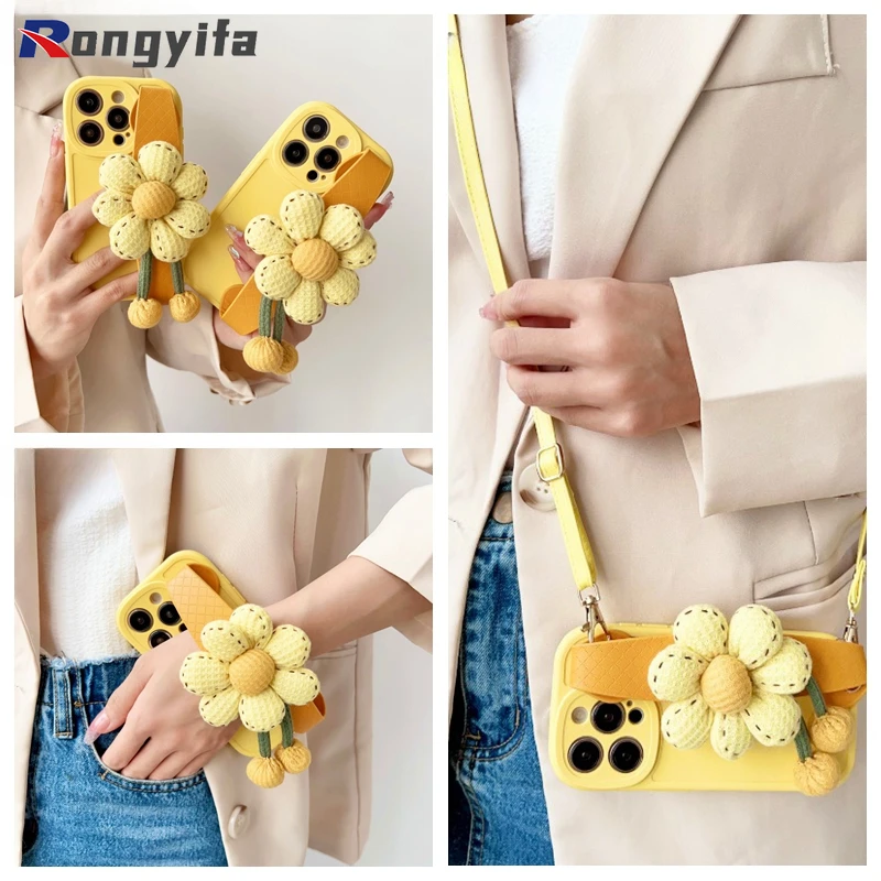 Браслет с подсолнухом для Honor 90 Lite Pro 80 SE 70 60 50 30 20