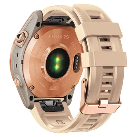 Ремешок для часов Garmin Fenix 7S 6S 5S силиконовый