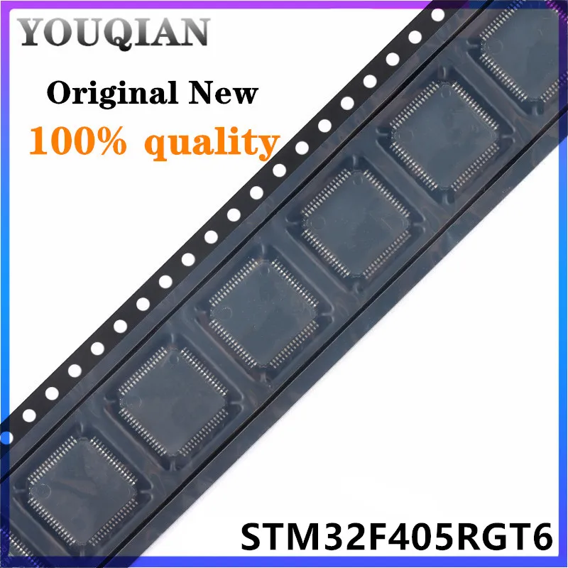 

100% Оригинальный STM32F405RGT6 LQFP-64 32-битный микроконтроллер-MCU