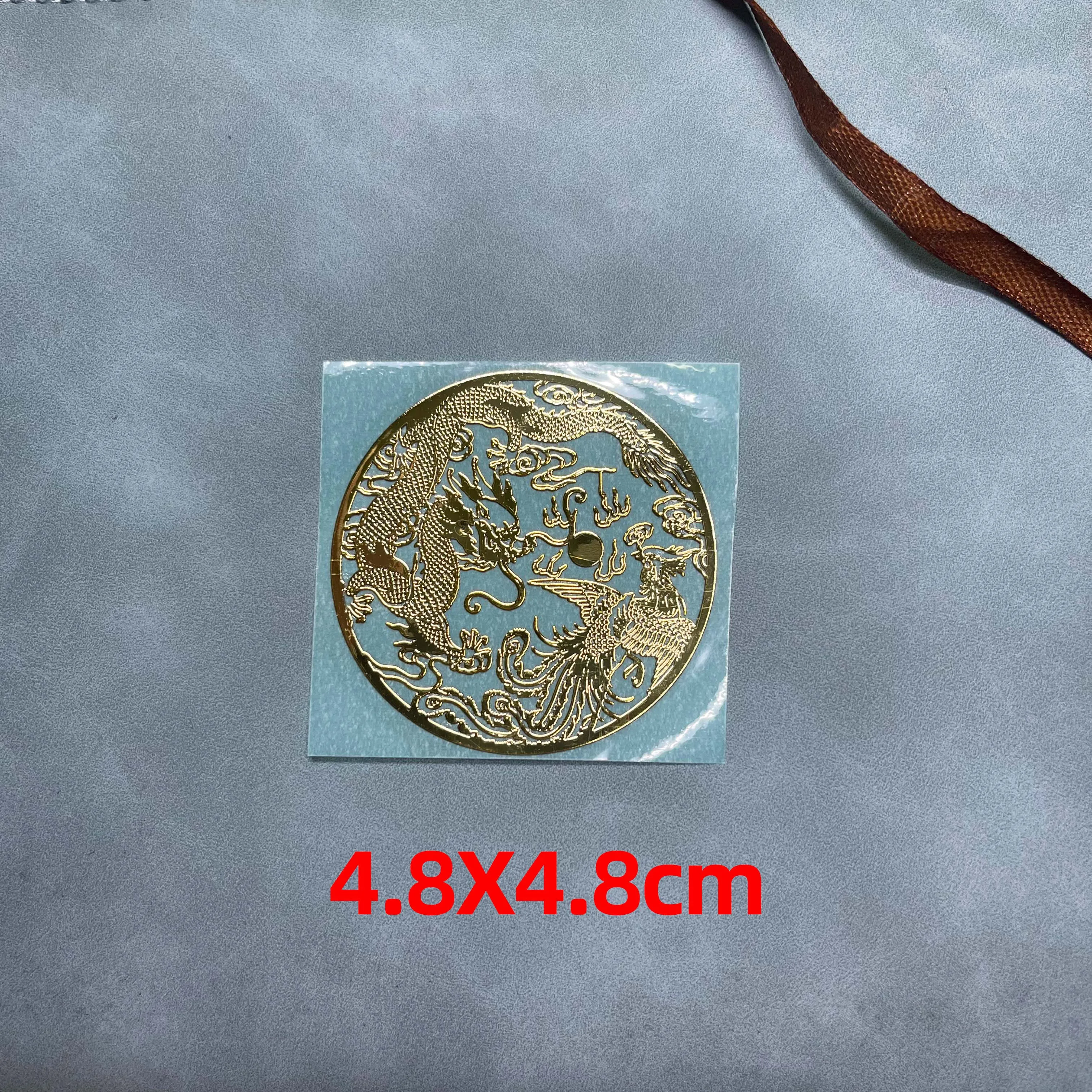 

Металлическая наклейка для телефона ZHOUYAN с тигром