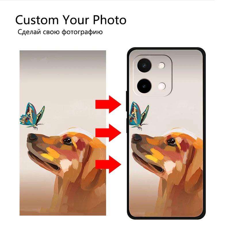 Персонализированные чехлы для телефонов на заказ Vivo Y28 4G чехол из ТПУ сделай сам