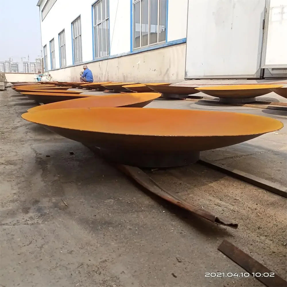 Укороченная стальная чаша для костра кемпинга на открытом воздухе