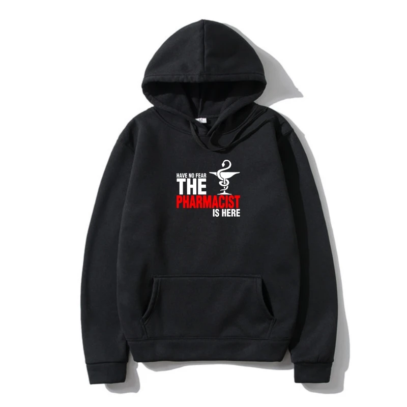 

Men Outerwear Male Have No Fear The Pharmacis Is Here Pharmacy Blue Outerwear novelty SweatSweatshir women