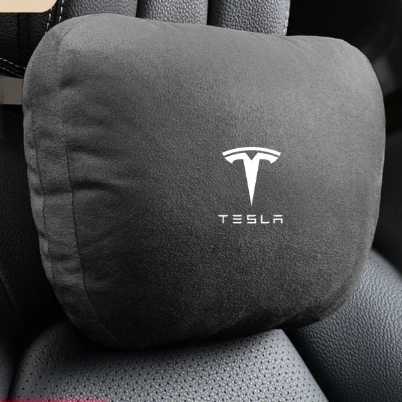 

New Car Neck Pillow For Tesla Model S X 3 Y 2022 Car Interior Seat Headrest Neck Cushion Waist Pillow Tesla Model Y Accessories