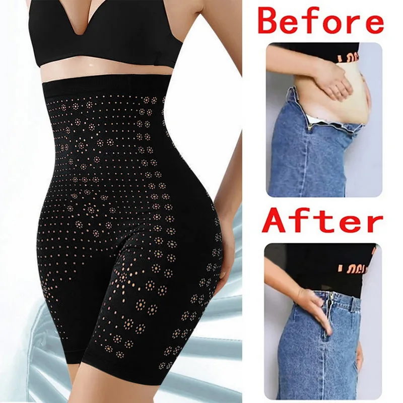 

Elastic High Waist Body Shaper Panties Hip Lift Abdomen Elastic Tight Panties Postpartum Recovery Shaper Pants Boxer Panties