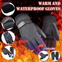 windproof thermal gloves touchscreen cycling mittens outdoor sport sun protection gloves men ski motorcycling bicycle mittens