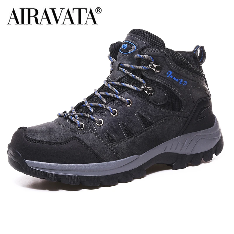 Men Women Hiking Boots Couple Mesh Sneakers Nonstop Fashion Classical Climbing Shoes Plus Size 36~47