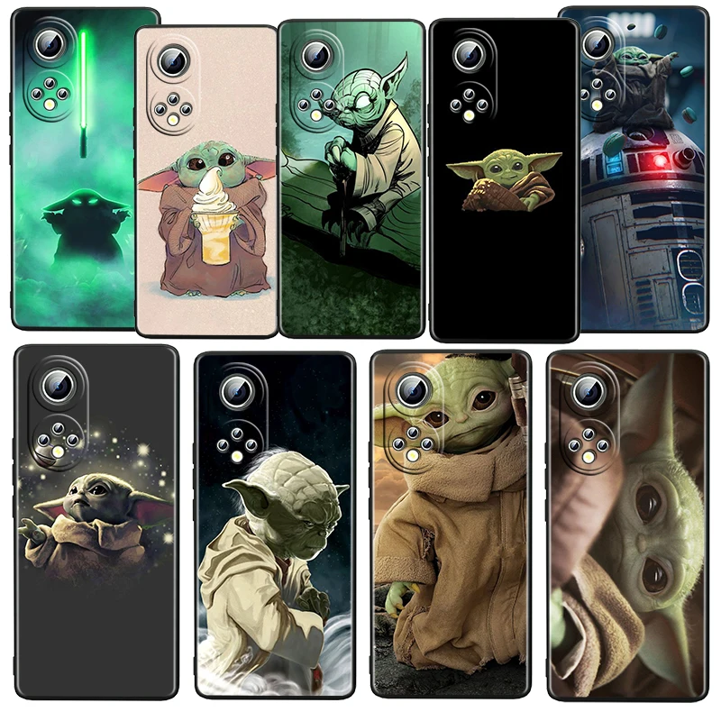 

Lightsaber Star Wars Yoda For Honor 60 50 30 20 20S 10X Lite Pro Plus 5G Magic3 Play5 5T TPU Soft Silicone Black Phone Case Capa