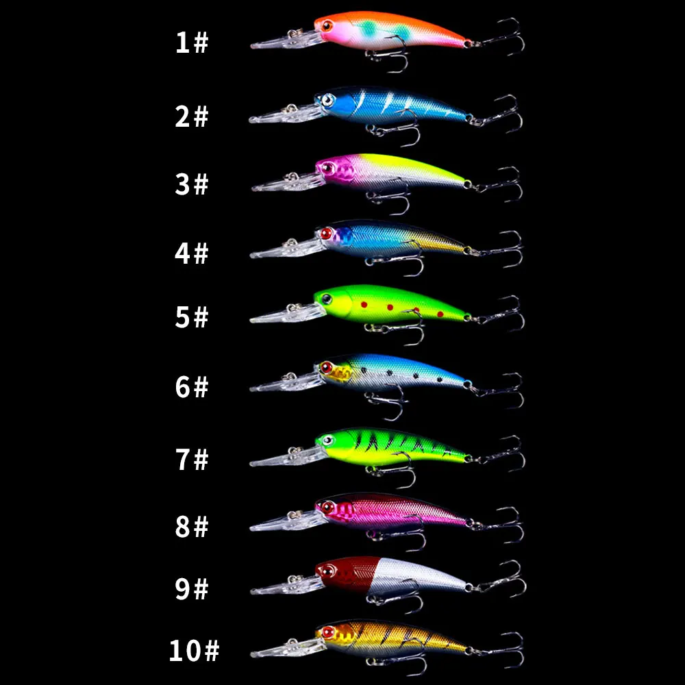 

230PCS 9.5cm 8g jerkbait Wobblers crankbaits hardbait Minnow Pesca Fishing lures pike carp bass walleye fishing Gear