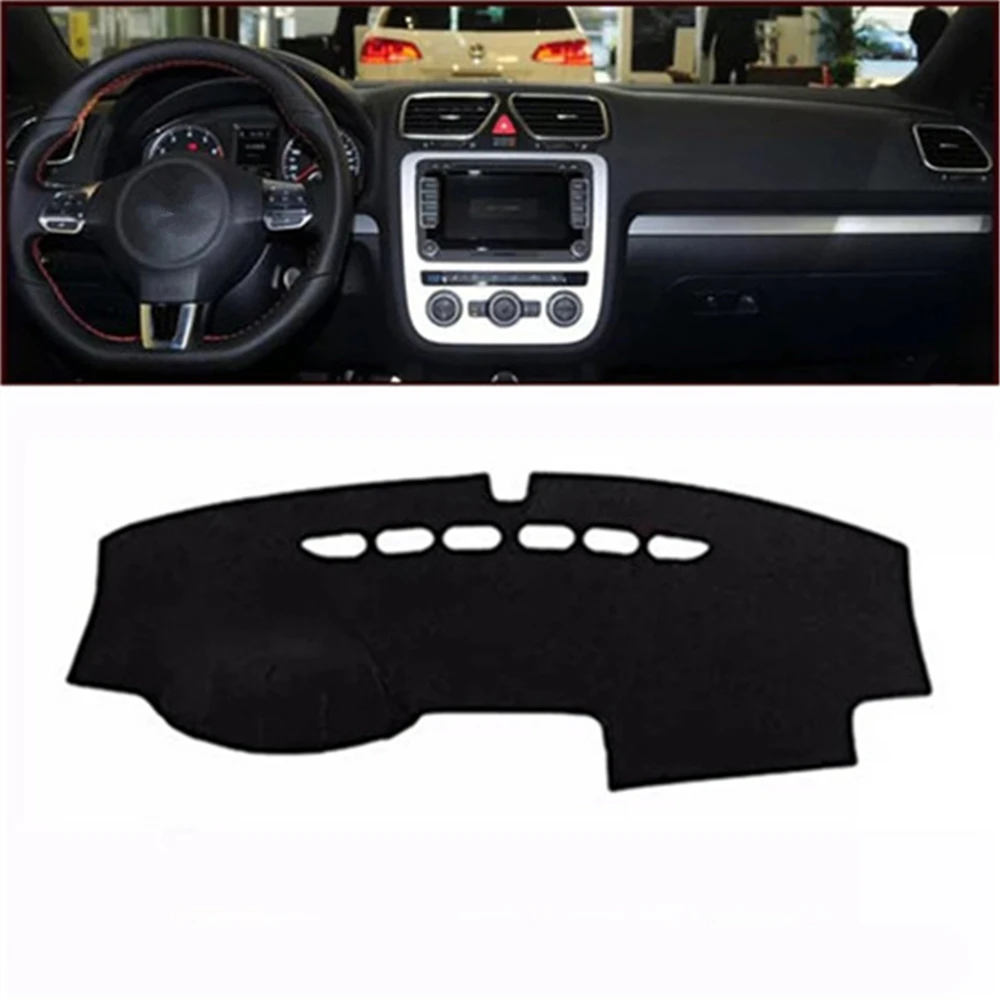 

Sinjayer Car Dashboard Cover Dashmat Pad Inner Auto Carpet Sun Shade Dash Board Cover Fit For Volkswagen VW Scirocco 2009-2014