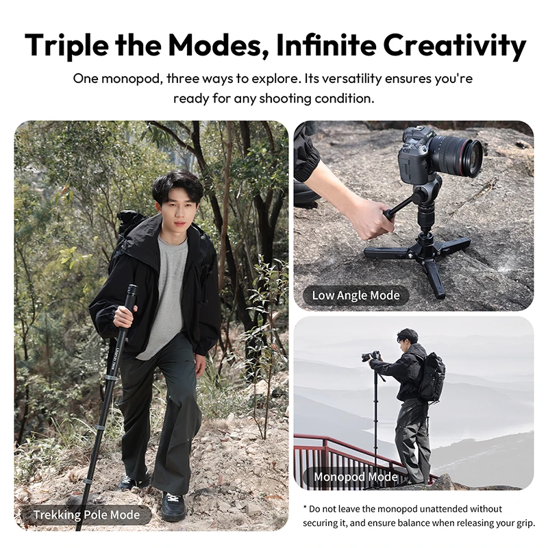 Ulanzi TB06 SMOD видеомонопод для беззеркальной камеры смартфона с 360° °