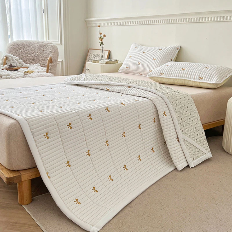 Супермягкие складные наматрасники для односпальной двуспальной кровати простые