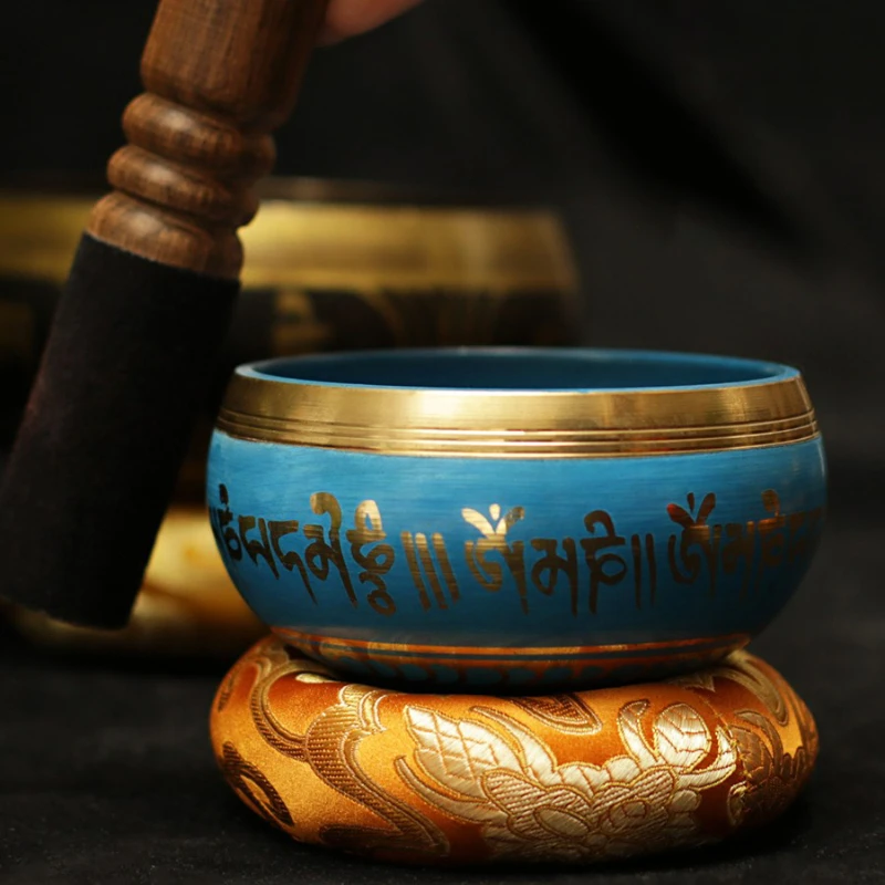 Набор для медитации. Музыкальный инструмент тибетская чаша. Тибетское дерево. Тибетские коровы чжанму и апейдзиаза.