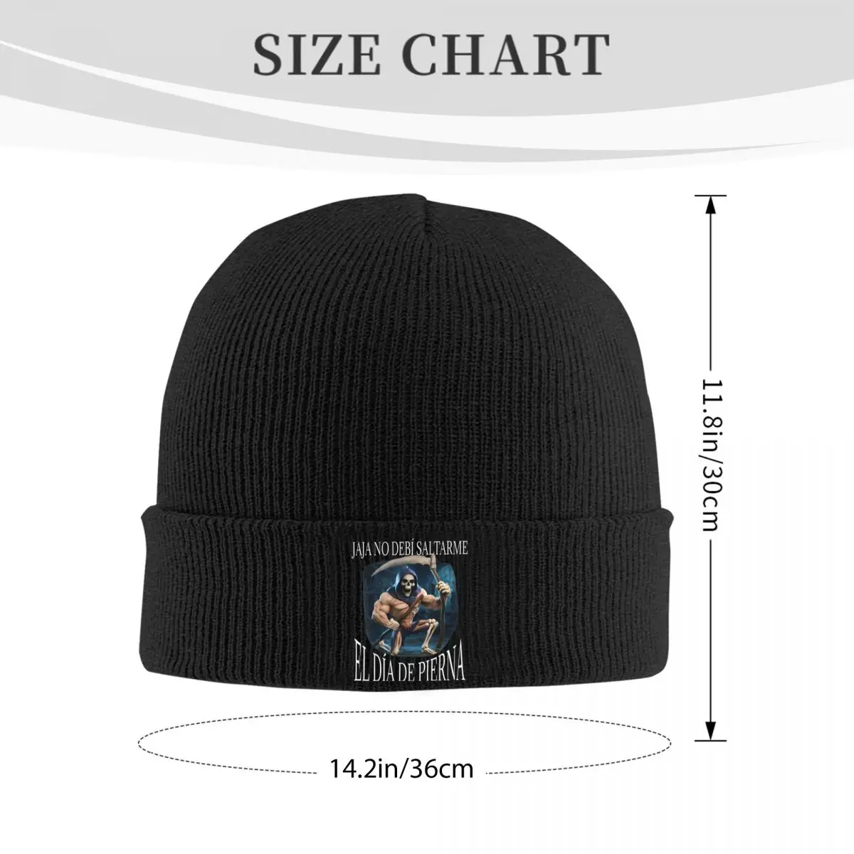Jaja No Debi Saltarme El Dia De Pierna Bonnet Hats Calacas chidas тренажерный зал Вязаная шапка для взрослых