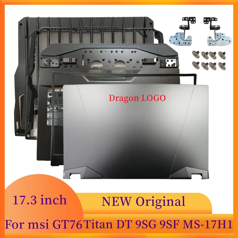 

NEW For MSI GT76 Titan DT 9SG 9SF MS-17H1 Laptop Frame Case LCD Back Cover/Front Frame/Hinges/Palmrest/Bottom Case/Bottom Cover