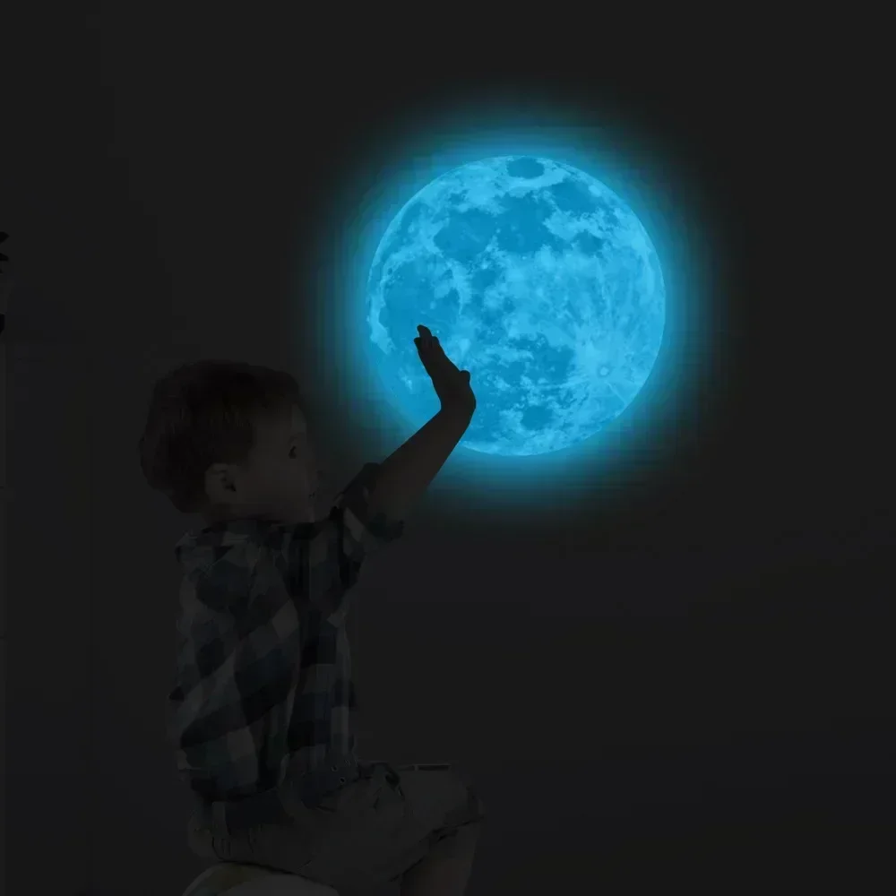 

MOONBIFFY 3D светящаяся наклейка на стену луна