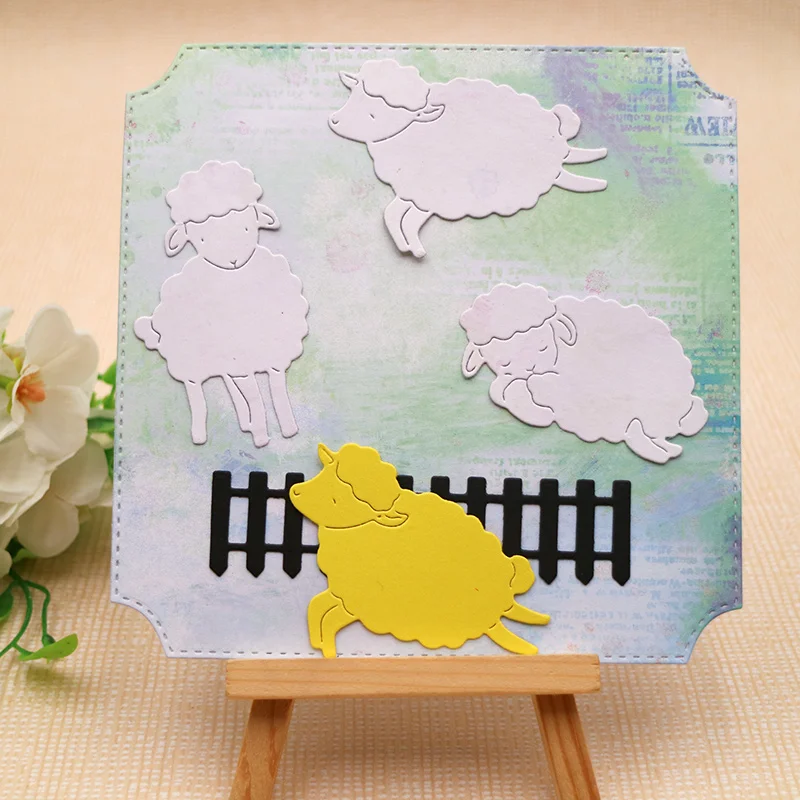 

Формы для вырезания овец, животных, детали для обучения искусству, высечка