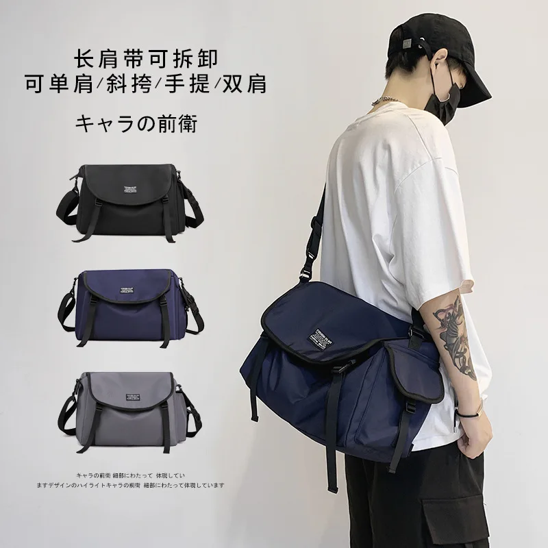 New Street Fashion One Shoulder Inclined bag Outdoor Multifunctional Backpack Ms Han Edition men's Large Capacity Travel Bag