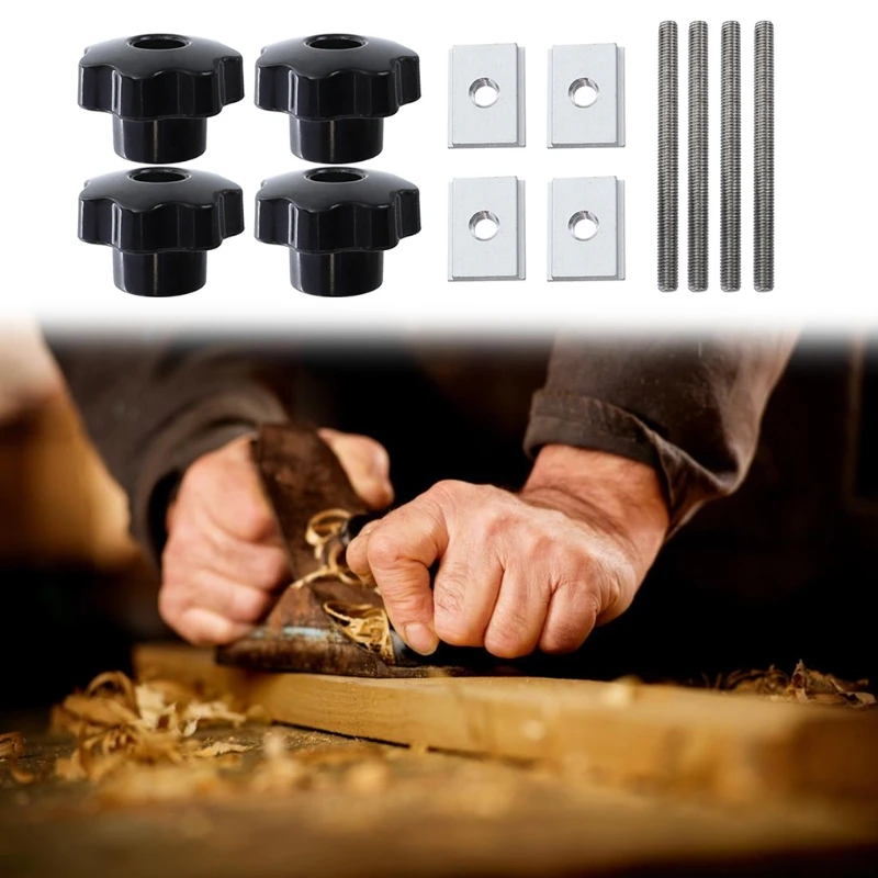 

Plum Hand Tighten Nuts Handle Thread Thumb Nuts Clamping Knob Manual Nuts