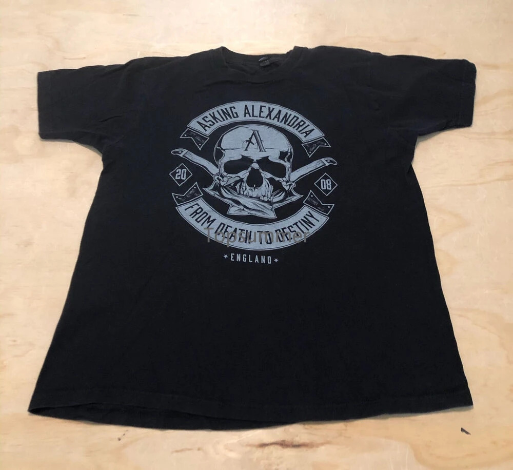 

J219 Asking Alexandria Shirt From Death To Destiny Sz Large