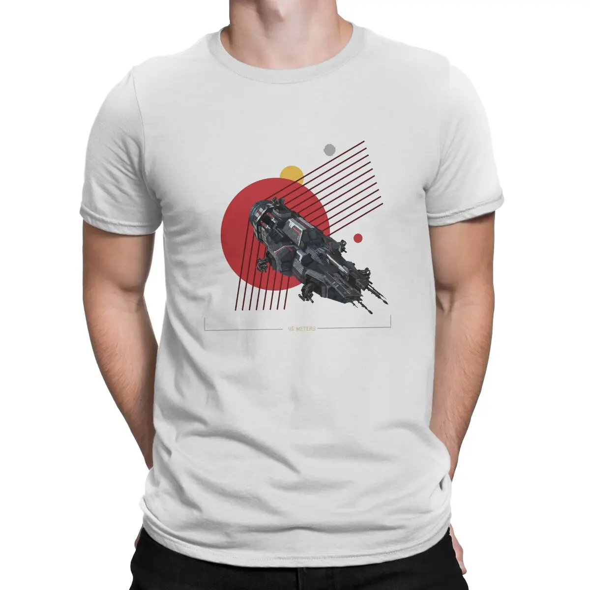 

The Expanse Space Sci-Fi Rocinante Ship Space Apparel T Shirt Vintage Punk Men's Tshirt O-Neck Men Clothing