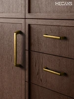 antique brass cabinet handles drawer knobs solid vintage bronze bar pulls retro brass kitchen hardware for cupboard furniture