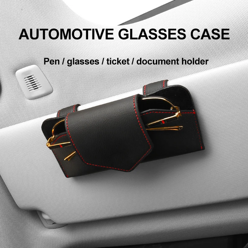 

Держатель для автомобильных очков, универсальный многофункциональный держатель для солнцезащитных очков, карточек, билетов