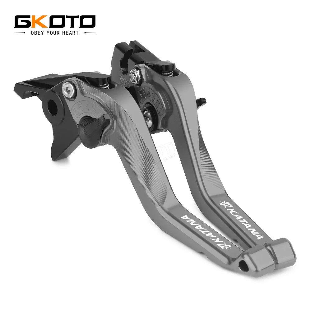 High Quality Motorcycle Accessories For Szuki 600 KATANA 750 1998-2006 2005 CNC Ajustable Short Brake Clutch Levers