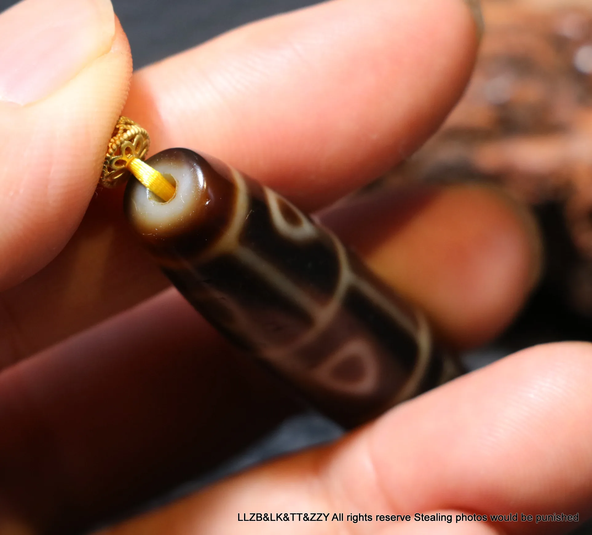 Волшебная энергия Тибетский Старый Агат Топ цвета слоновой кости 9 Будда сердце