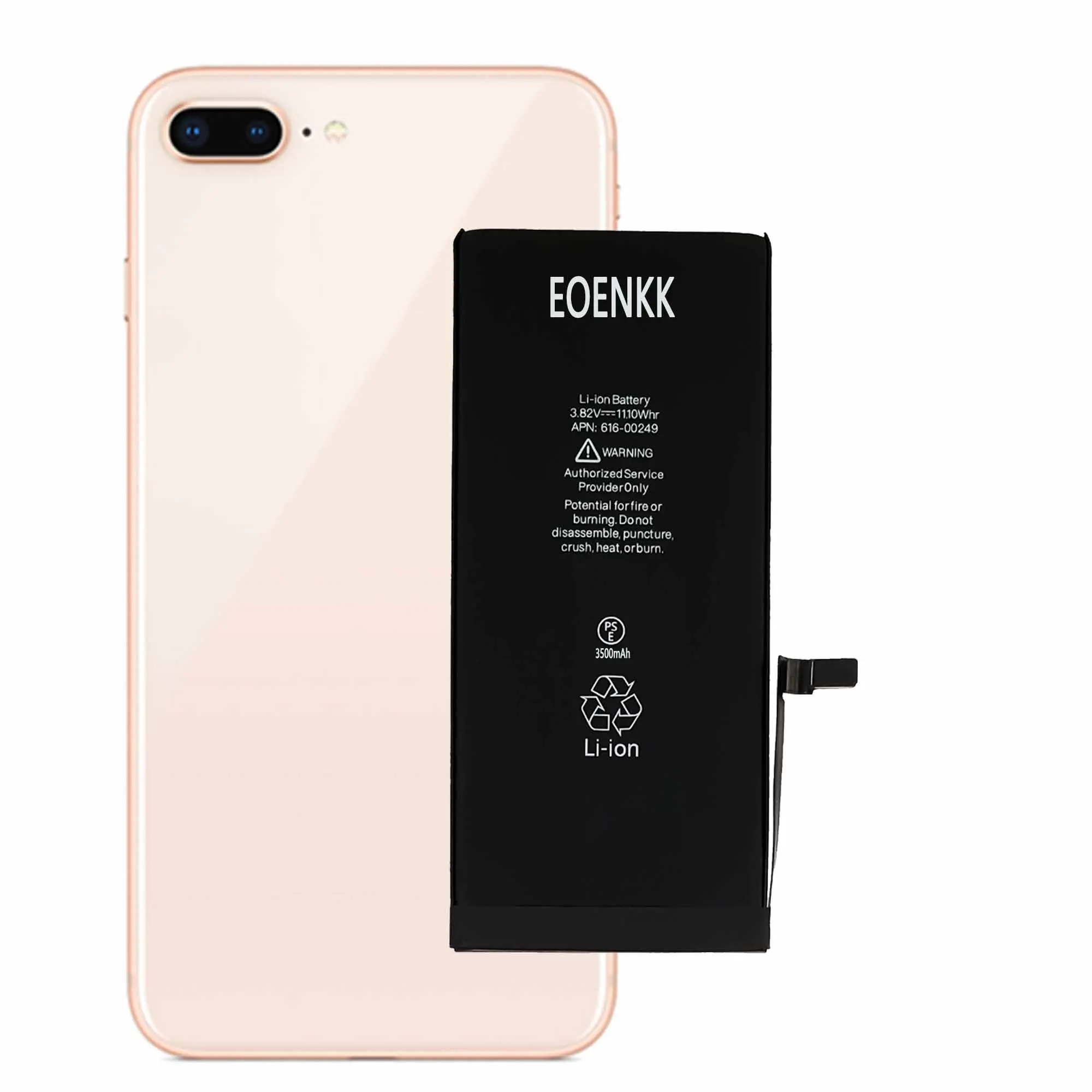 EOENKK 3500MAH Battery For Apple IPHONE 7PLUS /8 PLUS Repair Part High Capacity Replacement Phone Batteries Bateria enlarge