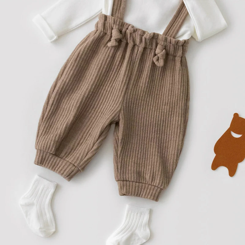 

Детский комбинезон, весенний однотонный комбинезон для девочек и мальчиков, Модный комбинезон для малышей, детские леггинсы, комбинезоны, д...