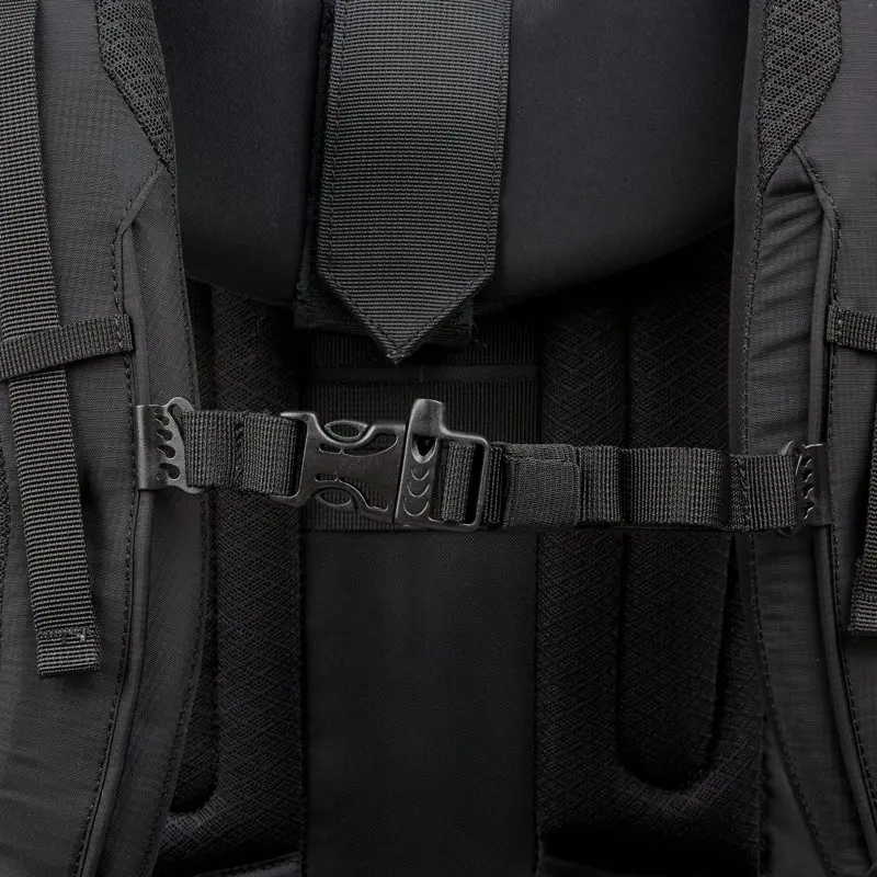 LITHIC 50 Liter Backpacking Backpack, with Reflective Accents, Black