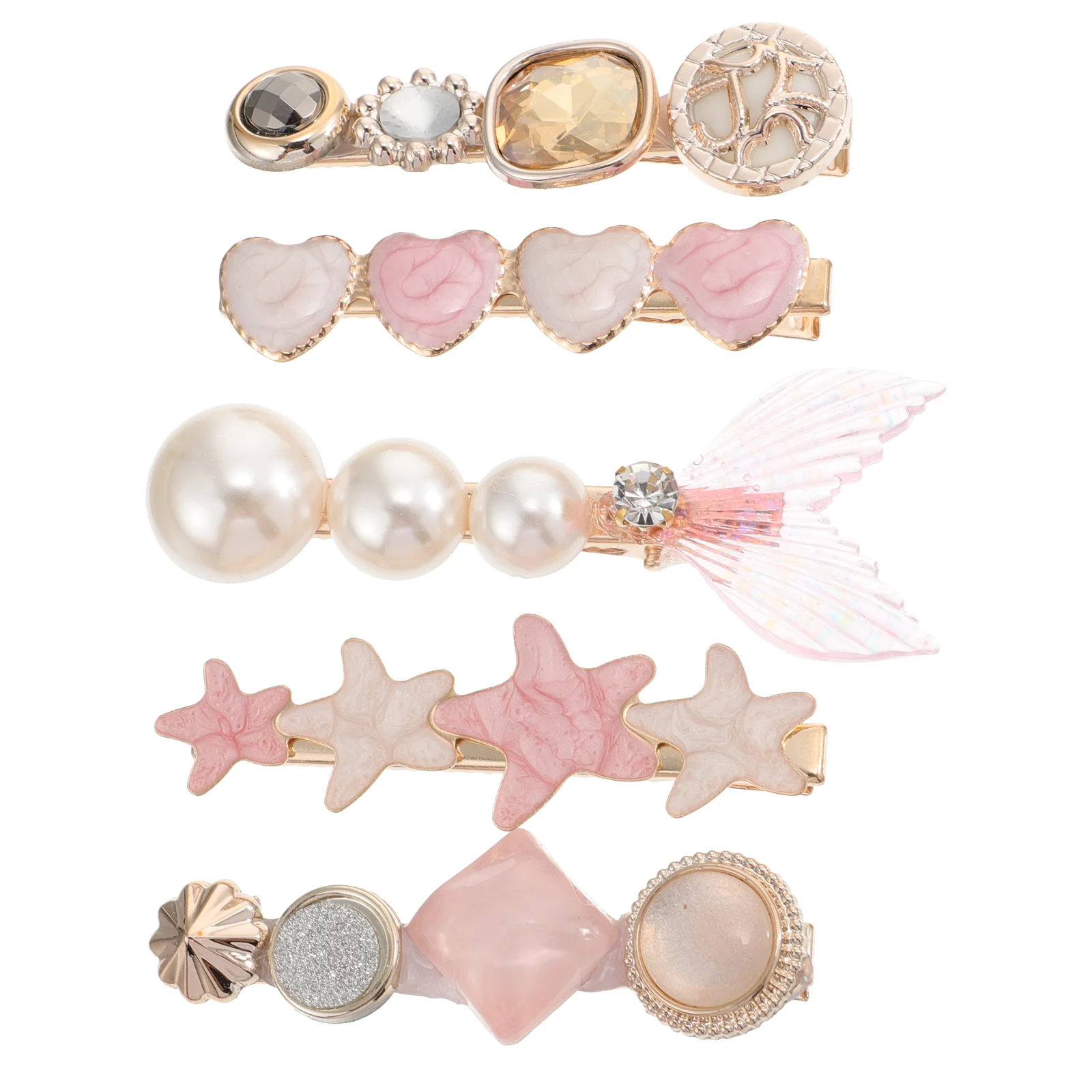 

5Pcs Pearl Hairpins Hair Styling Clips Headwear Hair Ornaments