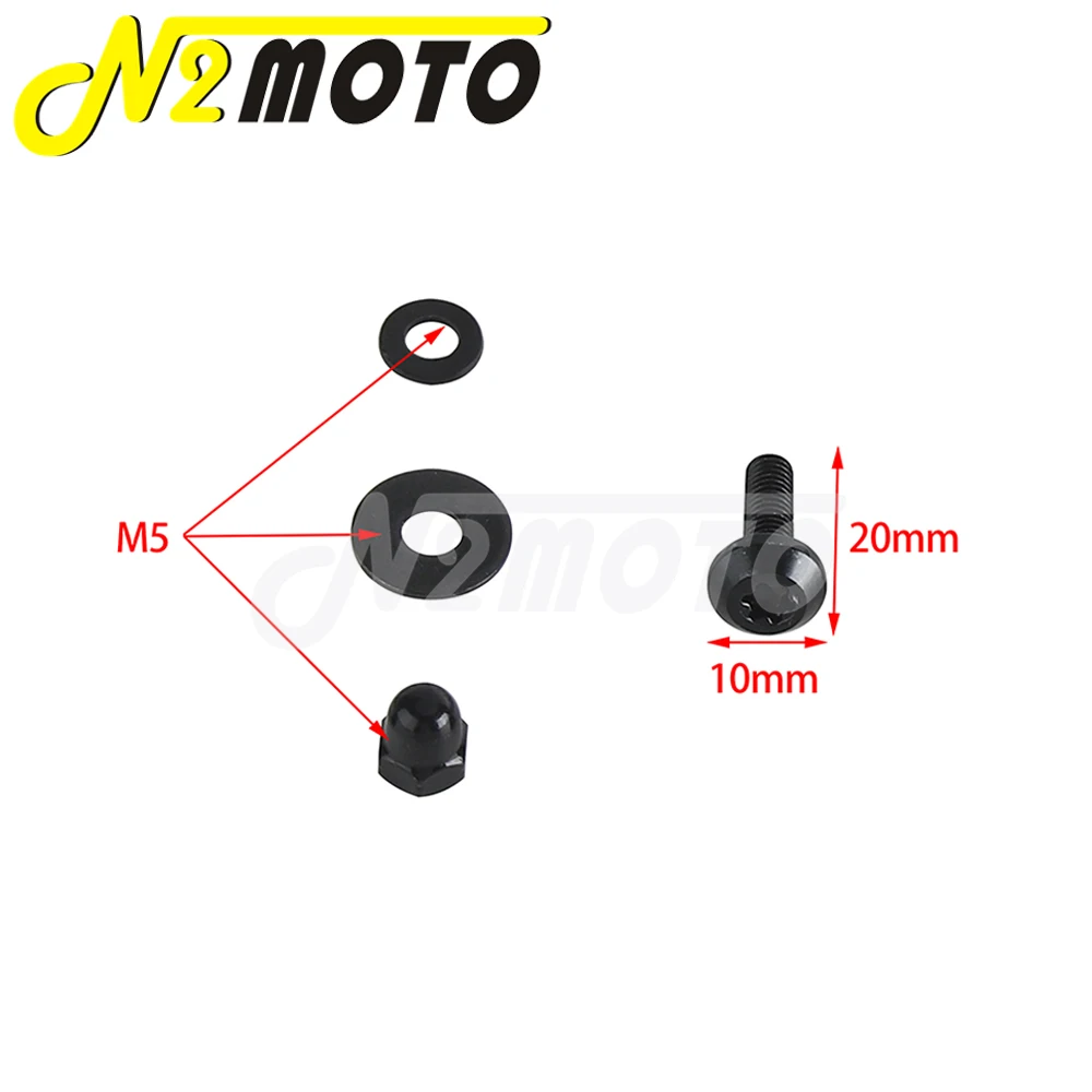 6 шт. мотоцикл лобовое стекло T25 болт 7 цветов для Harley Мемфис оттенки Road Warrior